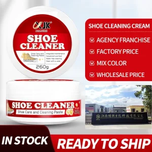 Solid Shoe Stain Remover 260g White Shoes Cleaning Cream with 5-15% Active Ingredients