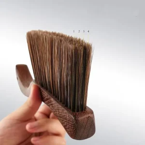 Solid Wood Long Handle Cleaning Brush for Beds Sofas Carpets and Cars