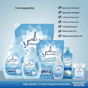 Source Factory Perfume Lavender 2L 2kg 5kg Strong Fragrance Cleaning Household Detergent High Quality Certified Supermarkets