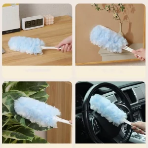 Space-Saving Collapsible Duster Anti-Static Fiber Dust Remover