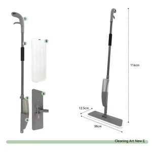 Split Rod Water Spray Mop Removable Sealed Water Tank Large Floor Plate Household Large scale Removal Cleaning