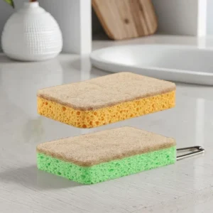 Sponge Scrubber Pad 20mm Thick High-Absorbency Kitchen Dishwashing Scouring Pad