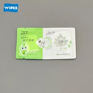 Sport Face Cleaning Wet Wipes Mint Fragrance Disposable