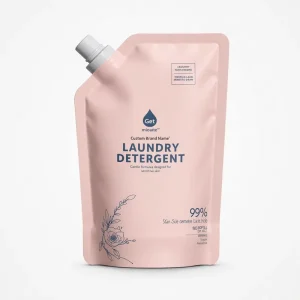 Spout Pouch, Plastic Stand-Up Pouch for Liquid Soap, Detergent, and Laundry Shampoo, Reusable Flexible Bag