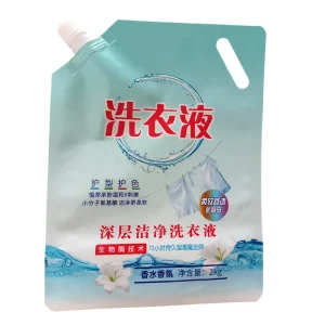 Spout Pouch for Liquid Detergent Packaging, 500ml-10L Laundry Detergent and Shampoo Refill Bag
