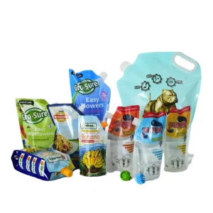 Spouted Refill Pouch Packaging for Liquid and Powder Laundry Detergent