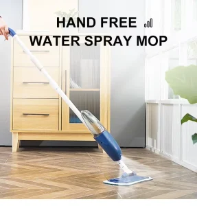 Spray Mop 360 Degree Rotating Cleaning With Microfibre Fabric Fiber Mop Head and Water Spray Mop for Floor Dust