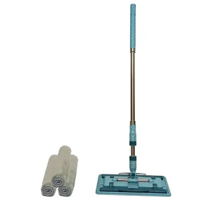 Spring-Operated Clamp Flat Mop for Facial Towels, Waste Rags and Used Towels