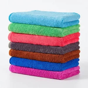 Square All Purpose Microfiber Cloths 500gsm Highly Absorbent Lint Free Eco Friendly Kitchen Car Detailing Glass Table