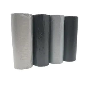 Square-Bottom Garbage Bags on Roll Flexo-Printed Trash Can Liners