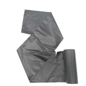 Square-Bottom Trash Bags, Heat-Seal Shrink Bags with Hot Stamping for Custom Orders