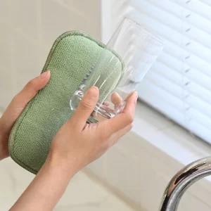 Square Microfiber Car Beauty Sponge Water Absorbent Polishing Cleaning Sponge for Kitchen Use