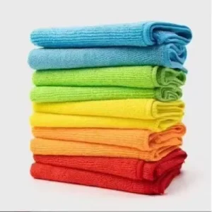 Square Microfiber Cleaning Cloth Super Absorbent Lint Free Household Kitchen Bathroom Cleaning Towel