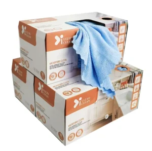 Square Microfiber Kitchen Cleaning Cloth for Washing and Drying