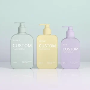Square PE Plastic Squeeze Bottles 120ml 250ml 300ml 500ml Shampoo Hand Sanitizer Liquid Soap Pump Custom Color
