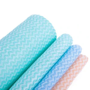 Square Soft Polyester Viscose Multipurpose Dishwashing Cloth for Kitchen Bathroom and Floor Cleaning