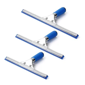 Squeegee Rotating Type Glass Scraper Glass Alloy Spring Window Rubber Plastic
