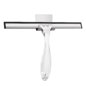 Squeegee with Stainless Steel Handle Silicone Blade Eco Friendly 10 Inch for Glass Doors Windows Mirrors Tiles Made in China