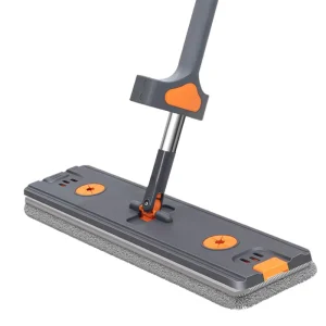 Squeeze Handheld Flat Mop for Dry Mopping