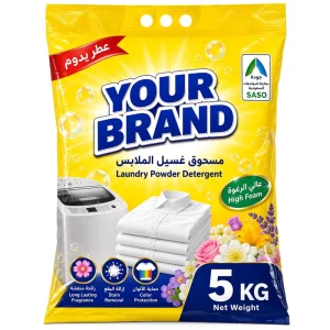 Stain Removal Heavy Duty Whitening Lemon Scent Eco Friendly Laundry Powder for Apparel Cleaning Customized China Factory Price