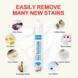 Stain Removal Pen for Oil Ink Makeup and Grass Stains