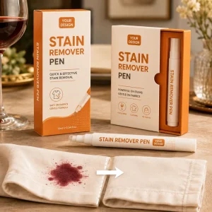Stain Remover Pen for Clothing Portable Fabric Cleaner for Food Wine Coffee Grease and Makeup