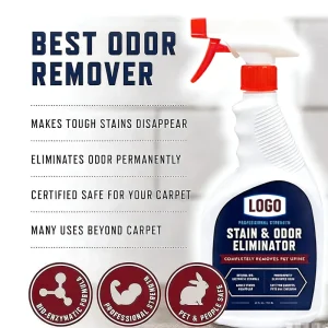 Stain and Odor Eliminator Spray Dog Smell Remover for Carpet Dog Odor Remover Enzyme Carpet Cleaner Pet Cleaning Supplies