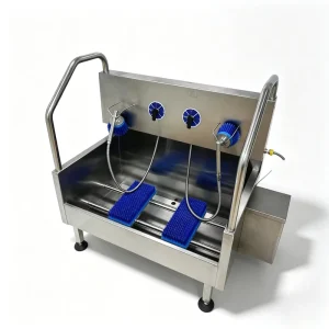 Stainless Steel Automatic Boot Washing Machine with Brush Cleaning System for Industrial Work Boots