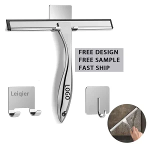 Stainless Steel Bathroom Shower Squeegee and Glass Wiper for Windows