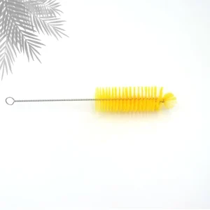 Stainless Steel Cleaning Brush with Nylon Bristles for Straw Cleaning