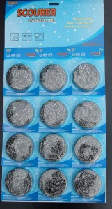 Stainless Steel Dish Scouring Pads Sponges Kitchen Accessories