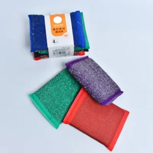 Stainless Steel Dish washing Cleaning Cloth Scouring Pad Scrubber Sponge with Factory Price