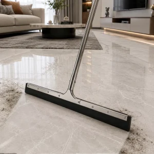 Stainless Steel Floor Squeegee with Straight Handle EVA Blade Factory Supply Multi Sizes for Hotel Use