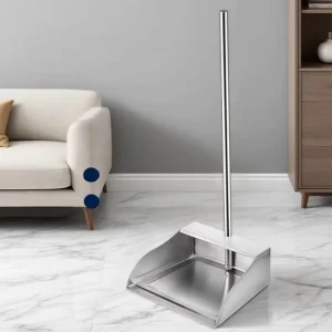 Stainless Steel Garbage Scoop, Large Size, High Capacity for Urban Cleaning and Maintenance