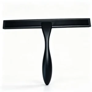 Stainless Steel Handle Silicone Handheld Squeegee Window Cleaning Tool for Floor Shower with Hook