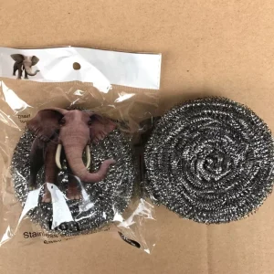 Stainless Steel Round Eco-Friendly Kitchen Cleaning Scourer