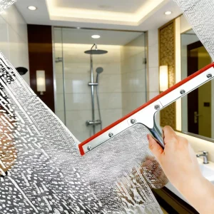 Stainless Steel Rubber Hand-Held Eco-Friendly All-Purpose Outdoor Shower Window Water Squeegee Household Cleaning