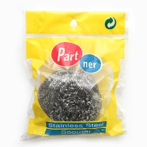 Stainless Steel Scrubber Scourer and Scouring Pad for Kitchen
