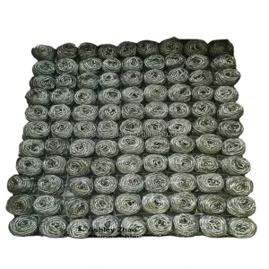 Stainless Steel Scrubber Sponges Heavy-Duty Metal Scouring Pads for Dishes, Pans, and Pots Flat Shape