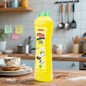 Stainless Steel Sink and Appliance Cream Cleaner Restores Shine Removes Watermarks and Baseboards Non Toxic Formula