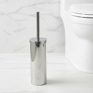 Stainless Steel Toilet Brush Set for Bathroom and Kitchen with Holder and Brush