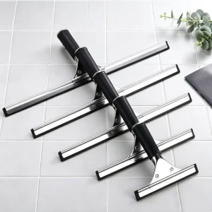 Stainless Steel Window Squeegee Shower Scraper Wiper 15 25 30 35 40 45cm Rust Proof Streak Free Mirror Glass Door Cleaner Wiper