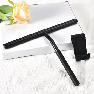 Stainless Steel Window Washing Squeegee Kit for Bathroom Shower Doors Glass Household Cleaning Tool