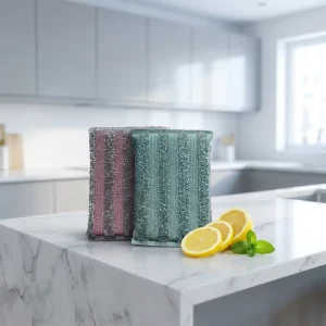 Stainless Steel Wire Scourer Sponge Kitchen Dish Scrubber