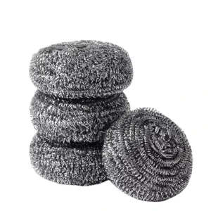 Stainless Steel Wool Ball Kitchen Scouring Pad Non-Rust Non-Flake Dishwashing Pot Scrubbing Cleaning Ball Iron Wire