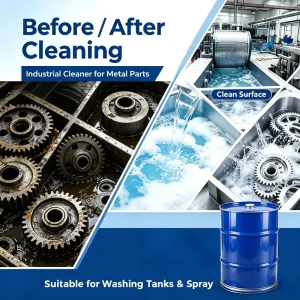 Standard Industrial Degreaser Liquid Water Based Cleaner Universal Grade General Purpose Metal Parts Factory Equipment Washing