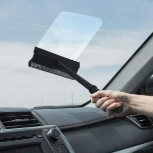 Standard Window Squeegee for Car Windows 2 in 1 Window Cleaner for Car Windshield Gas Station Shower and Glass