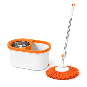 Steam Mop and Bucket Set Mop Cleaning Floor Mop Microfiber Floor Spray Flat Microfiber Cleaning Viled Spin Mop Bucket JSB005