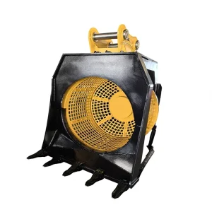 Steel Excavator Screening and Sieve Bucket with Teeth for 5–6 Ton Excavators