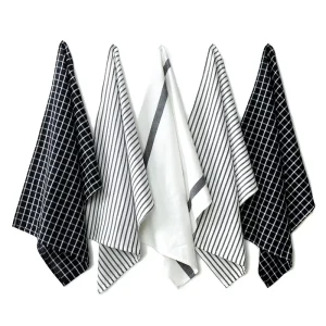 Stock Drop Shipping Cross-Border Nordic-Style Pure Cotton Kitchen Towel Absorbent Thickened Multi-Functional Towel